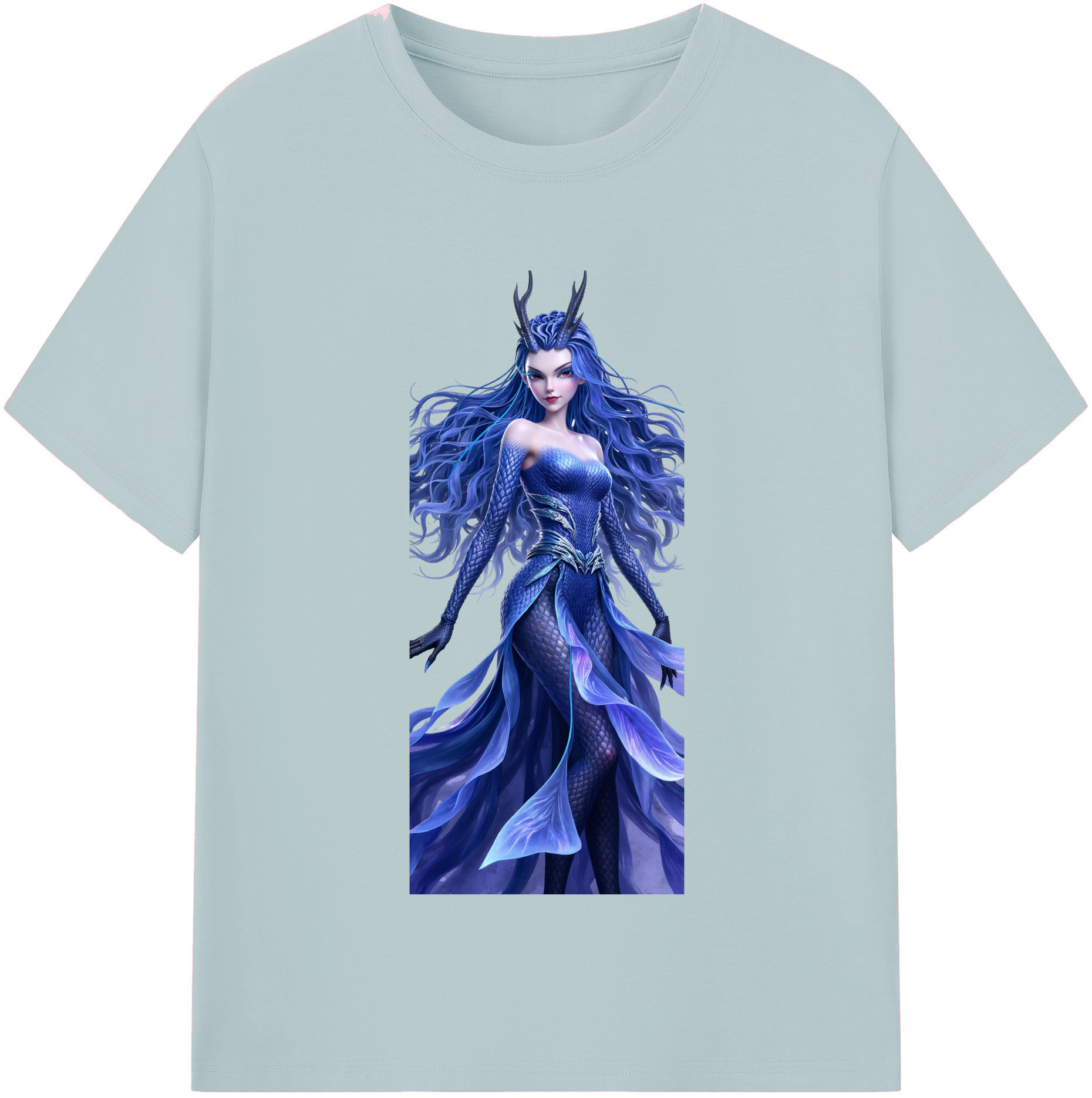 （画像用） Ne Zha 2 ナタ 魔童の大暴れ 綿100％半袖Tシャツ（フロントプリント）